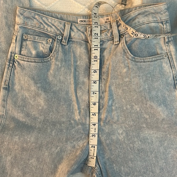 ASOS Light Blue High Rise Jeans - Picture 7 of 8